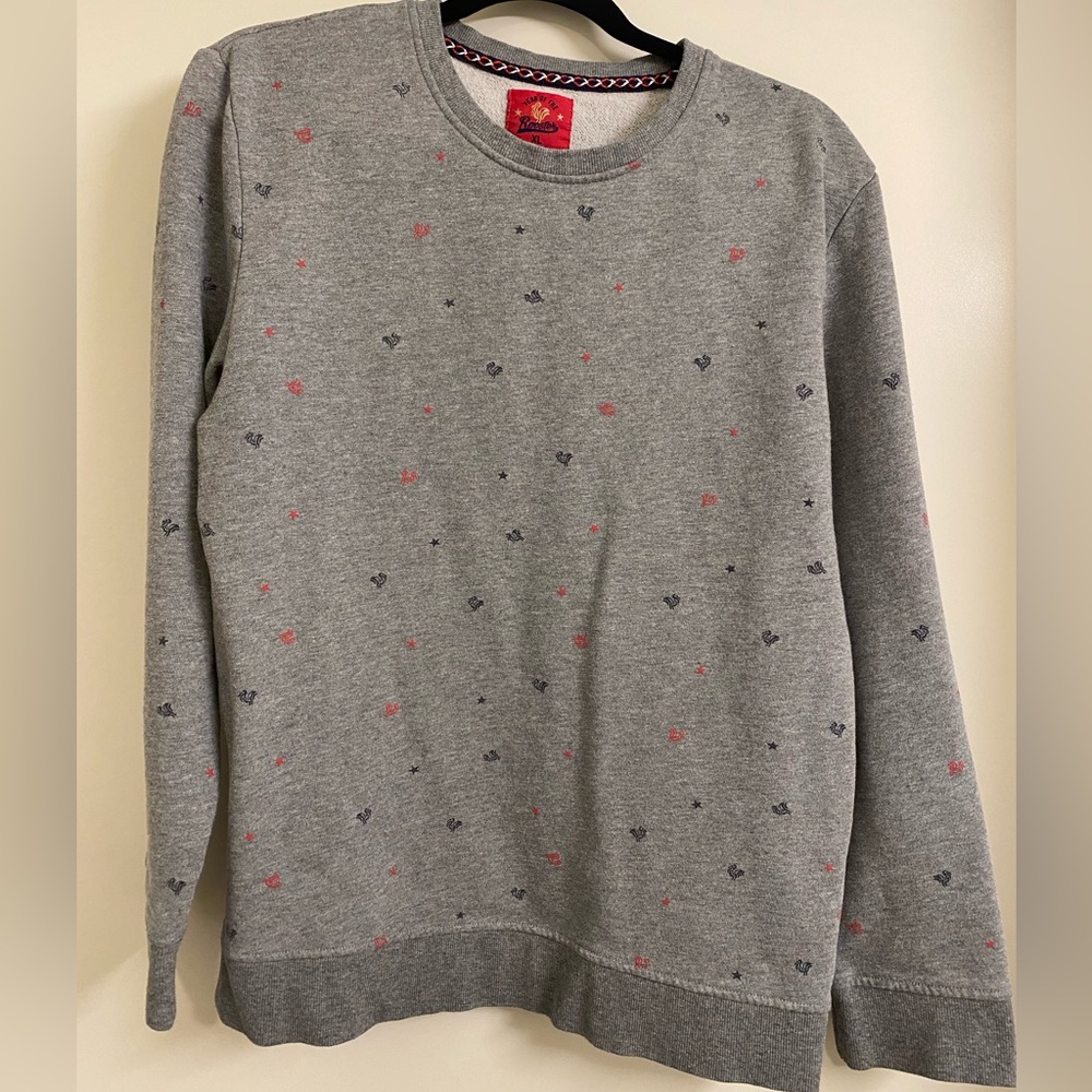 JeansWest Year of the Rooster Men’s Gray Pullover Sweater